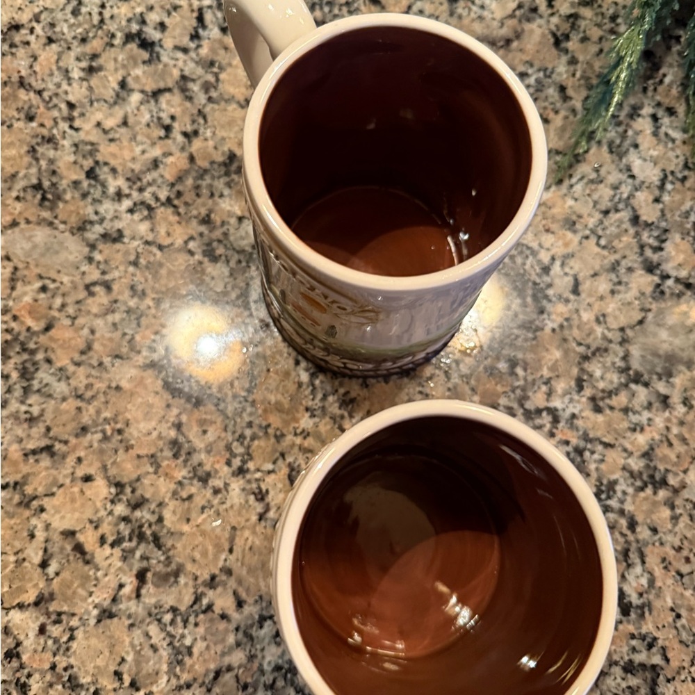 NEW- Never Used Good Morning/Buon Giorno Ceramic Mug Set - Picture 2 of 3